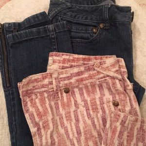 2 pair Free People jeans Sale
